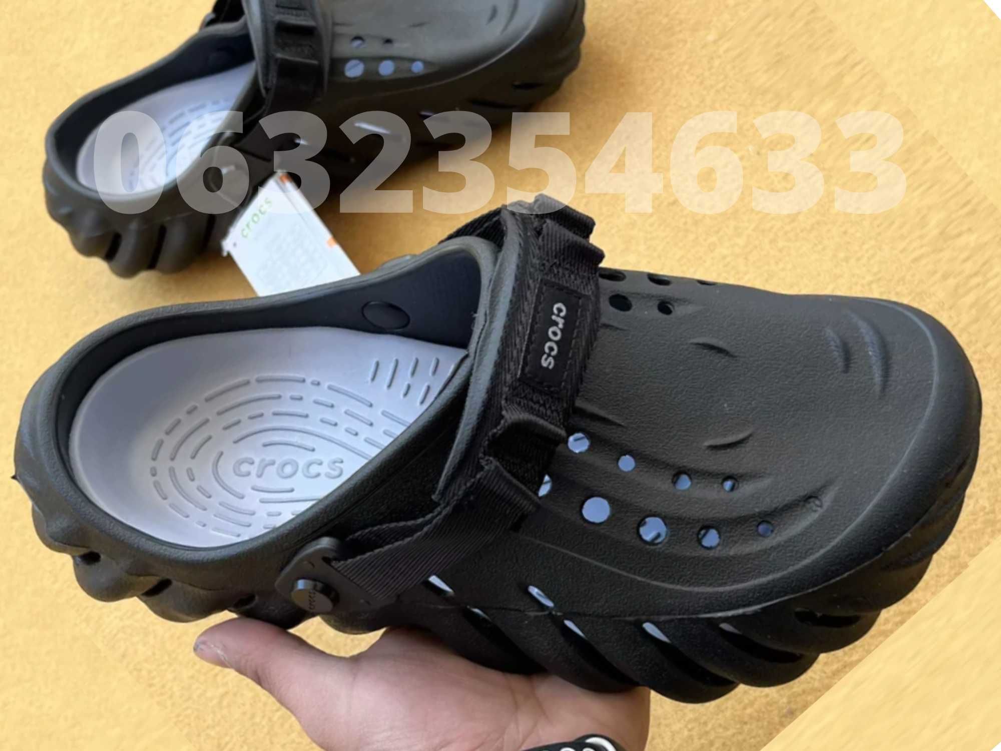Жіночі та чоловічі Крокси Ехо клог Crocs Echo Clog Дуже м'ягкі