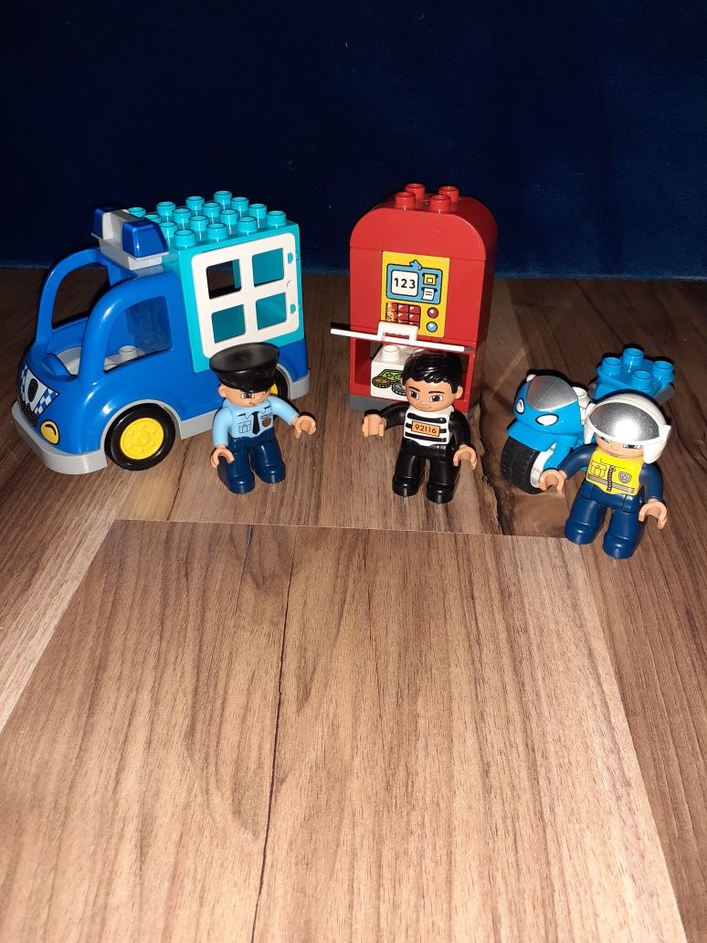 Lego Duplo napad na bank 10809 plus policjant na motorze