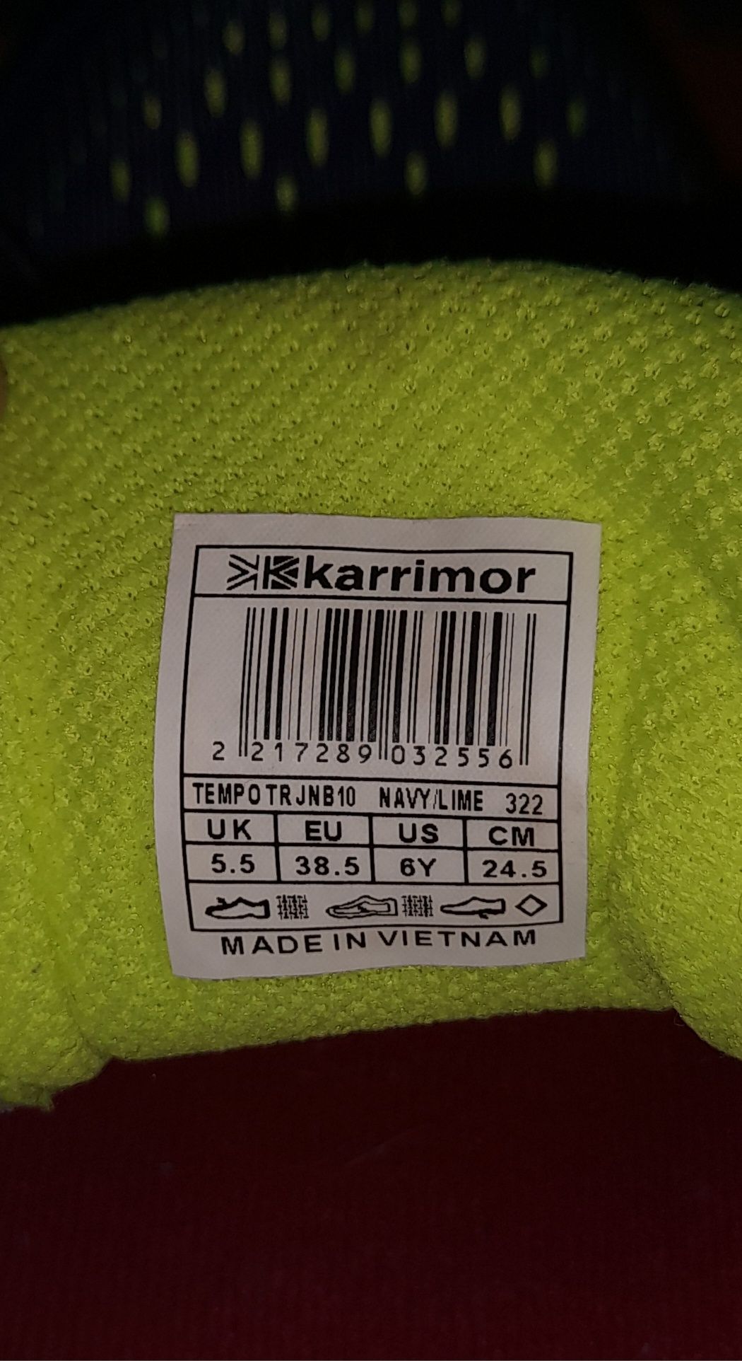 Buty do biegania Karrimor Tempo Trail 38,5 sportowe!