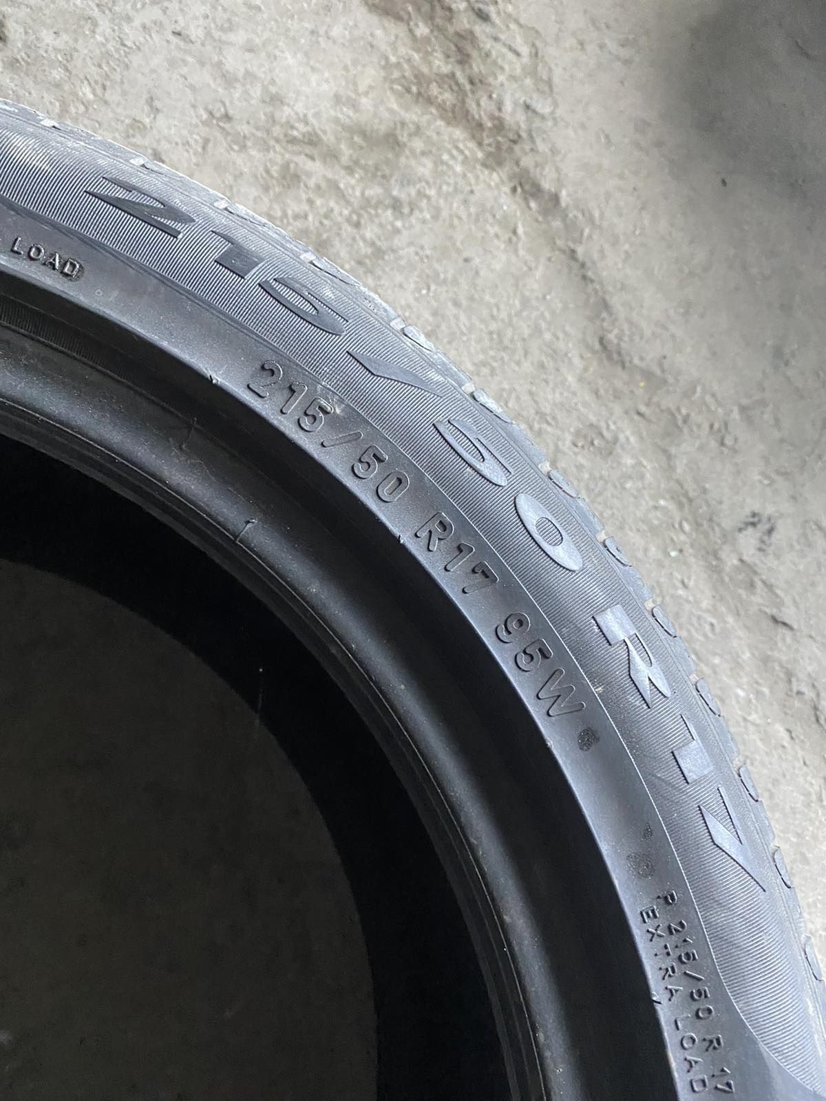 215.50.17 Pirelli 2шт лето БУ склад шины резина из Европы 50 R17