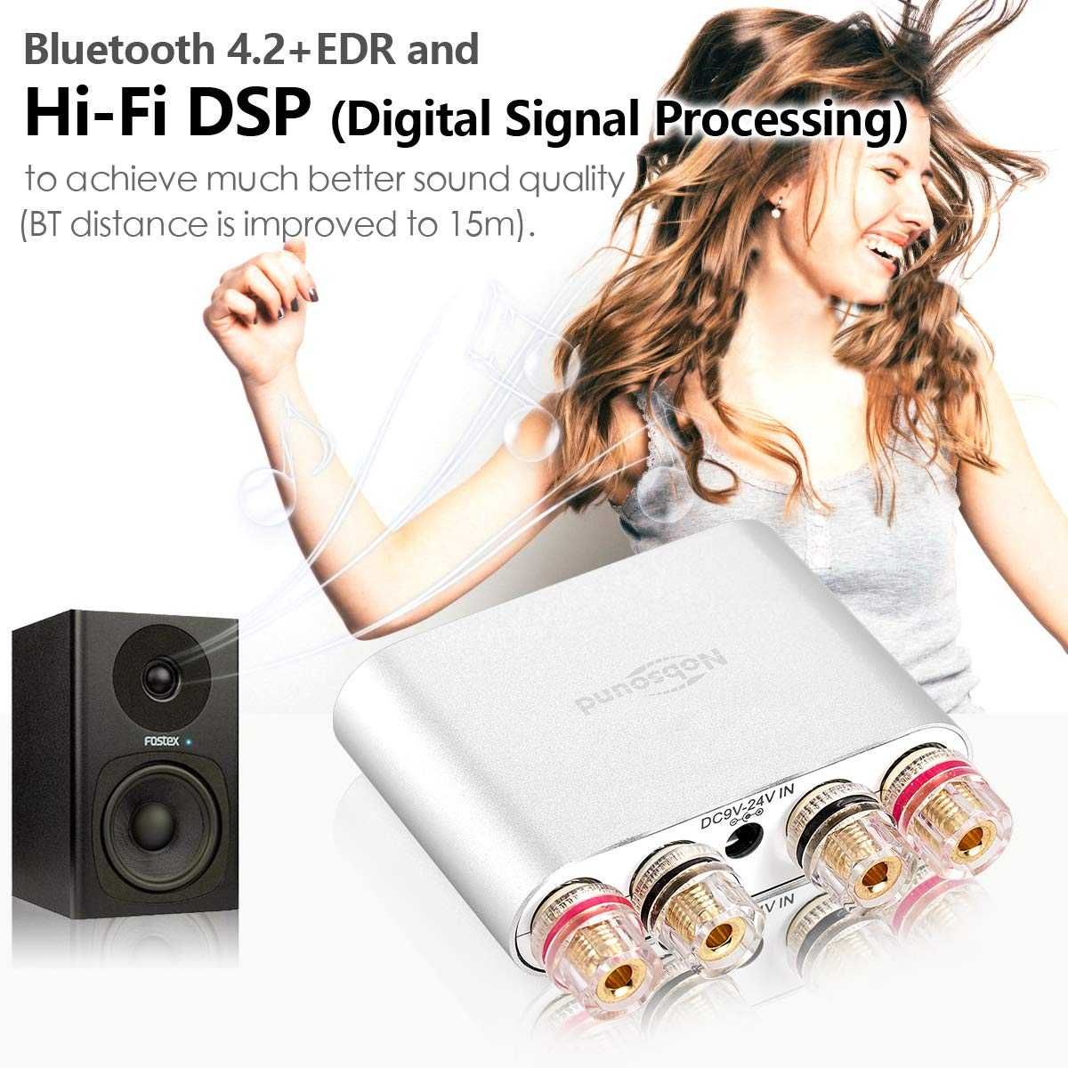 Nobsound NS-10G Pro Hi-Fi DSP Mini cyfrowy wzmacniacz 100 W Bluetooth