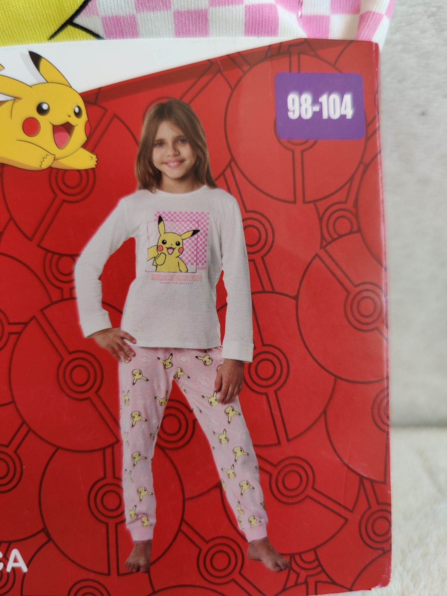 Nowa piżamka Pokemon Pikachu 98/104cm piżama pokemony