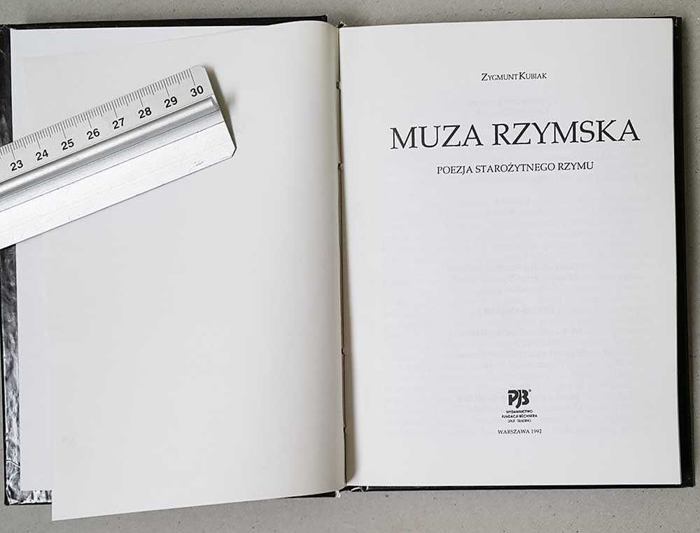 Muza rzymska Zygmunt Kubiak Poezja starożytnego Rzymu