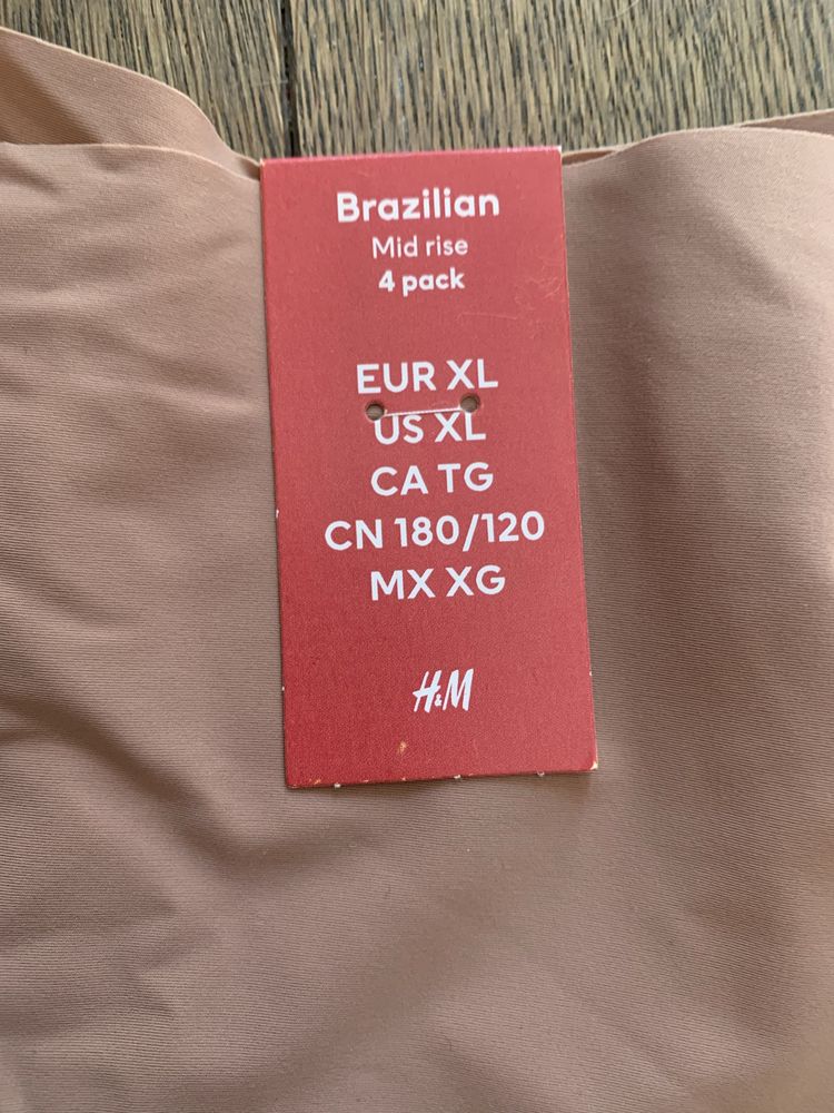 Majtki brazilian h&m XL