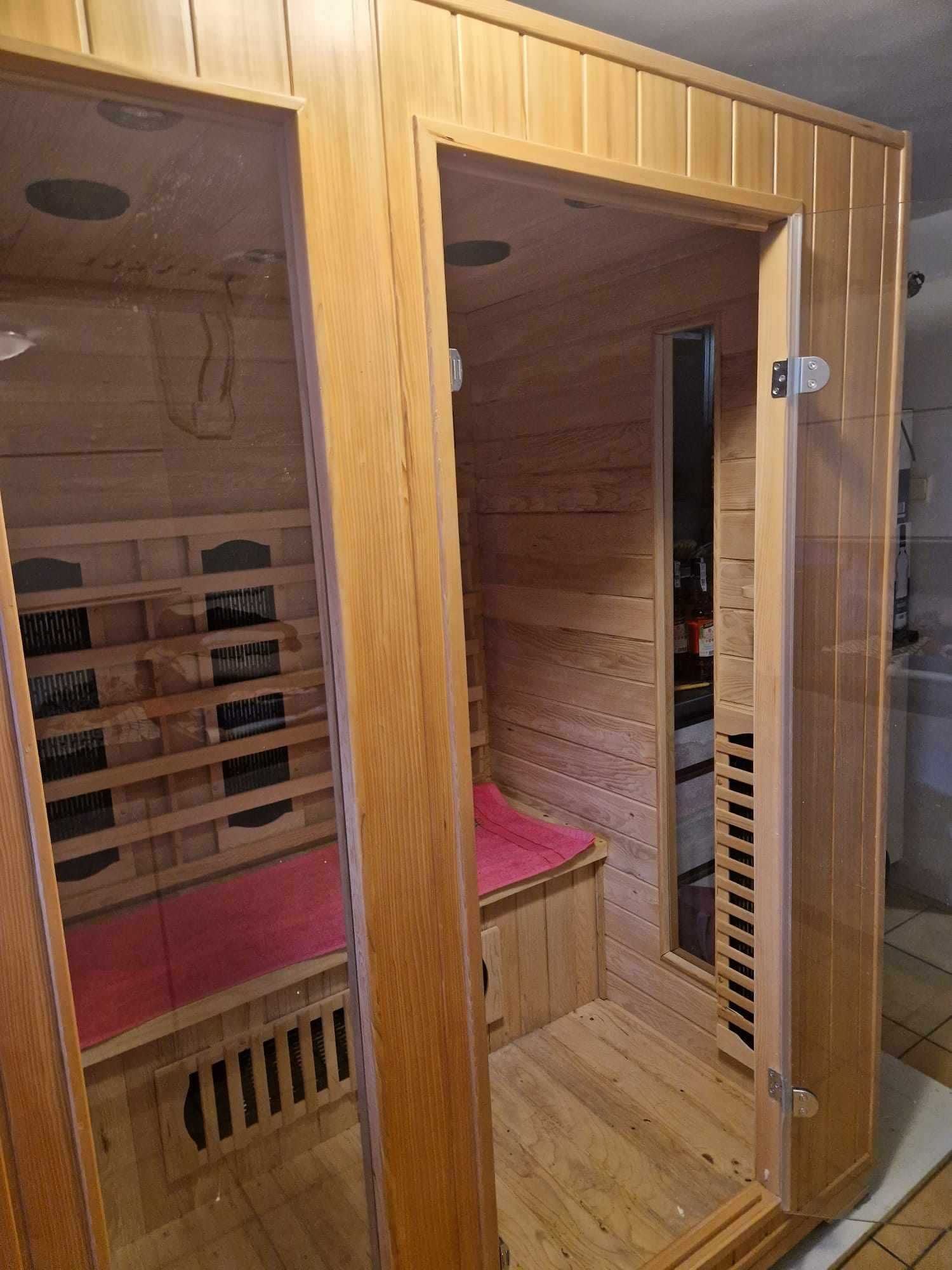 Sauna 3-osobowa infrared Na podczerwień - 150 cm / 120 cm