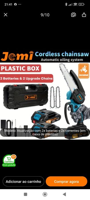 Mini Motosserra portátil