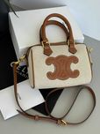 Сумочка Celine Mini Boston Triomphe Bag / сумка Целін Міні Бостон беж