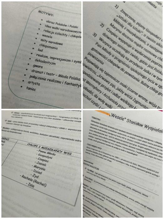 Wesele Wyspiański opracowanie matura najważniejsze informacje motywy