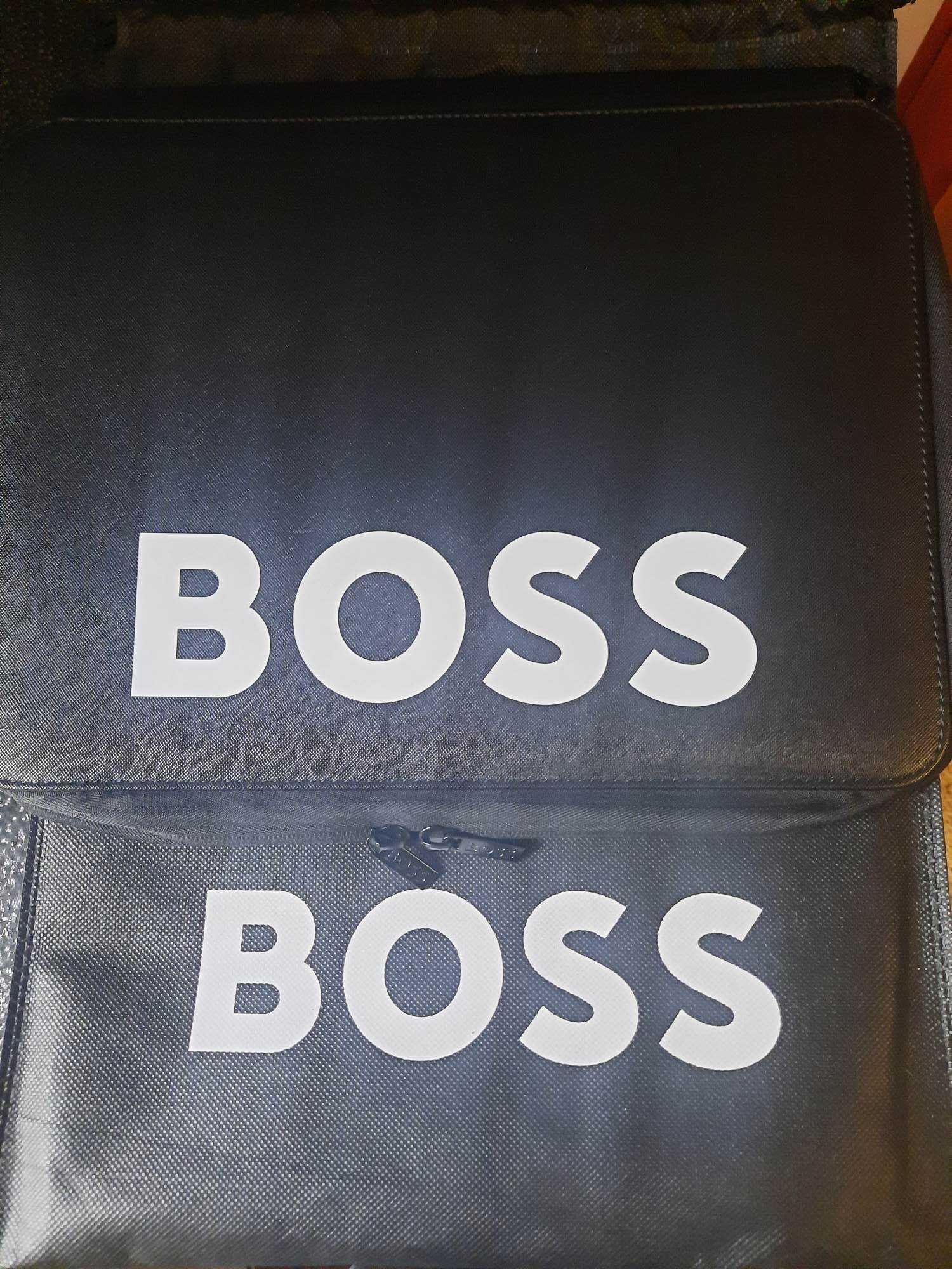 Etui na laptopa Hugo Boss czarny oryginał