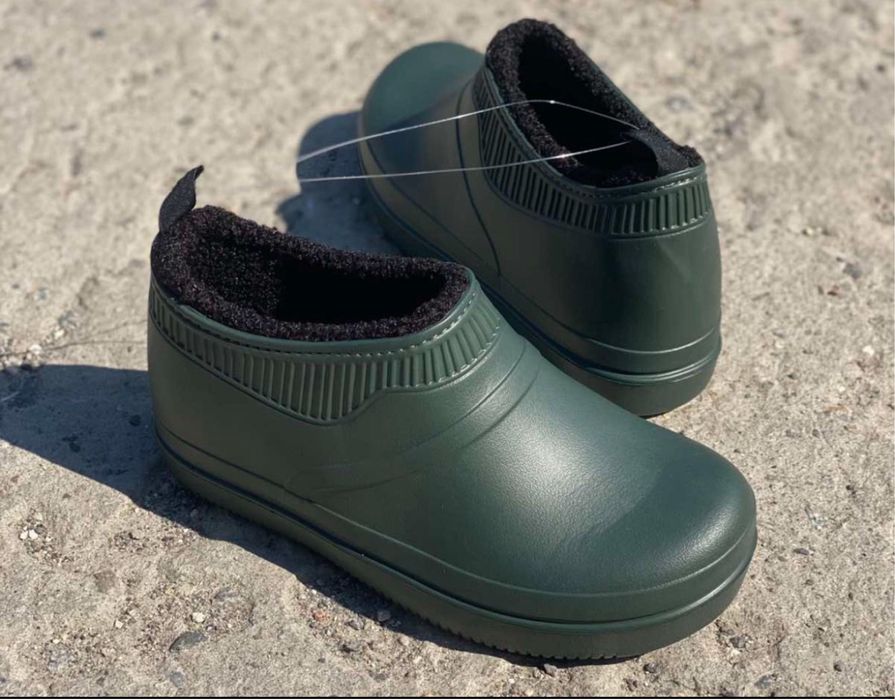 Зимові чоловічи калоші на піні з хутром . Різні кольори (41-46)