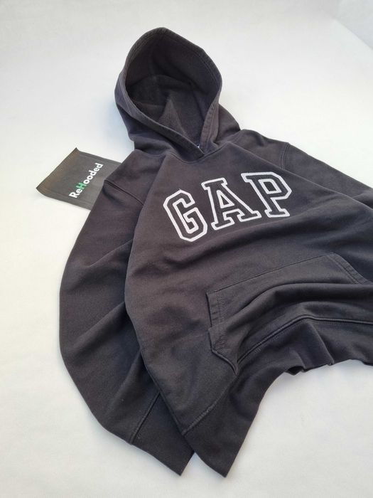 Nowa czarna bluza z kapturem unisex GAP Rozmiar S
