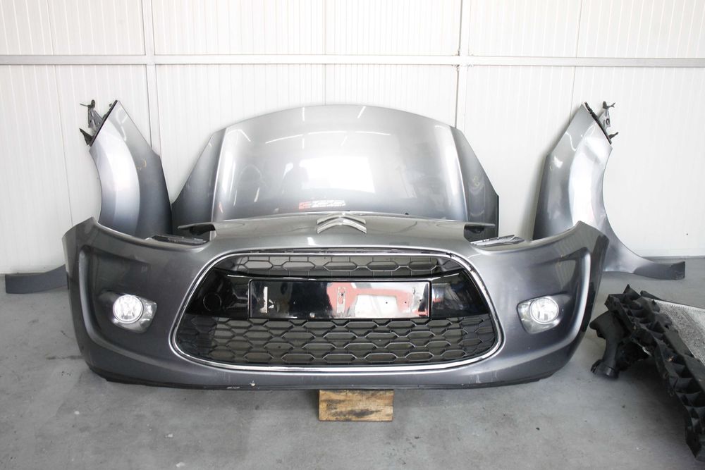 Maska zderzak przód błotnik pas Citroen C3 II wzmocnienie czołowe kpl