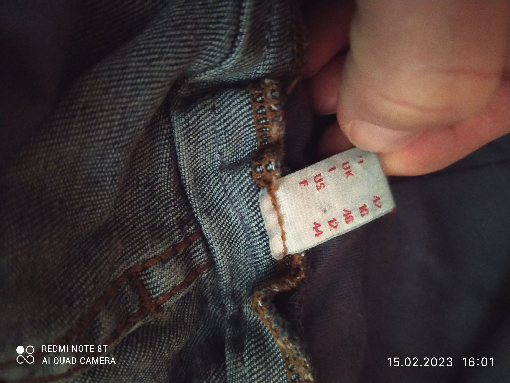 Spodnie ciążowe ESPRIT z możliwością regulacji rozmiaru jeansowe jeans