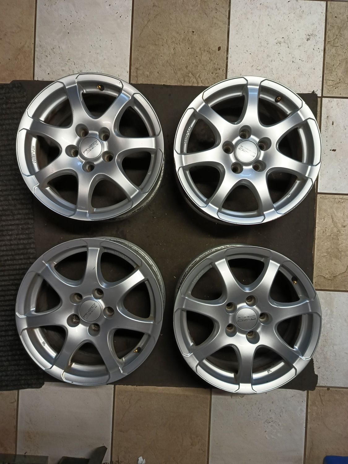 Felgi aluminiowe 16” 5x110 ANZO 7Jx16H2 ET 38 Astra Vectra Zafira SAAB