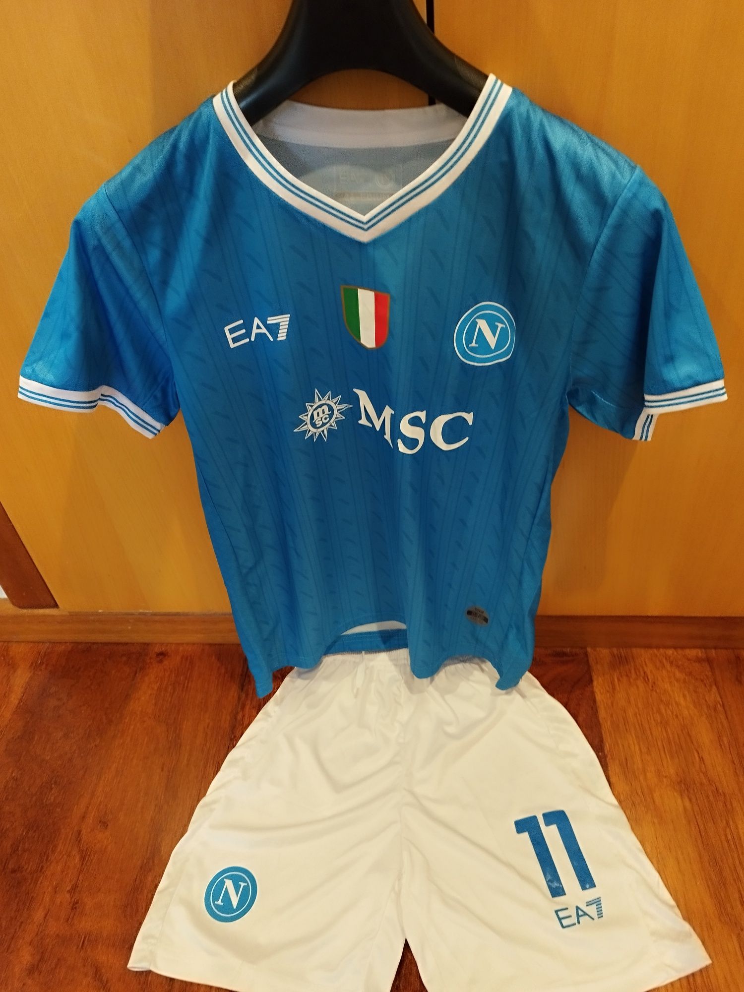 Equipamento criança Nápoles De Bruyne