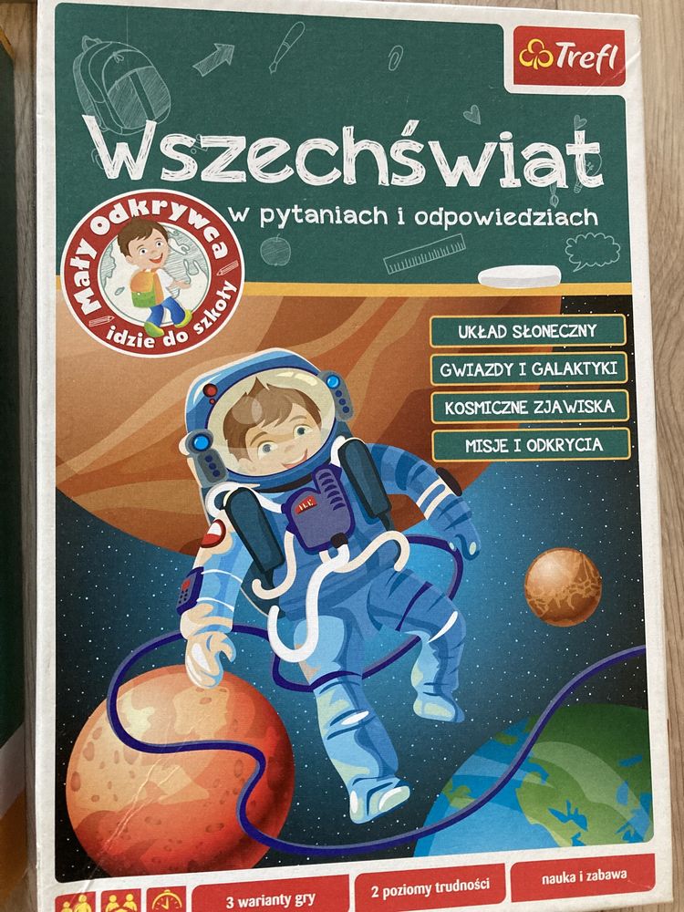 Trefl gra Mały odkrywca Wszechświat w pytaniach i odpowiedziach