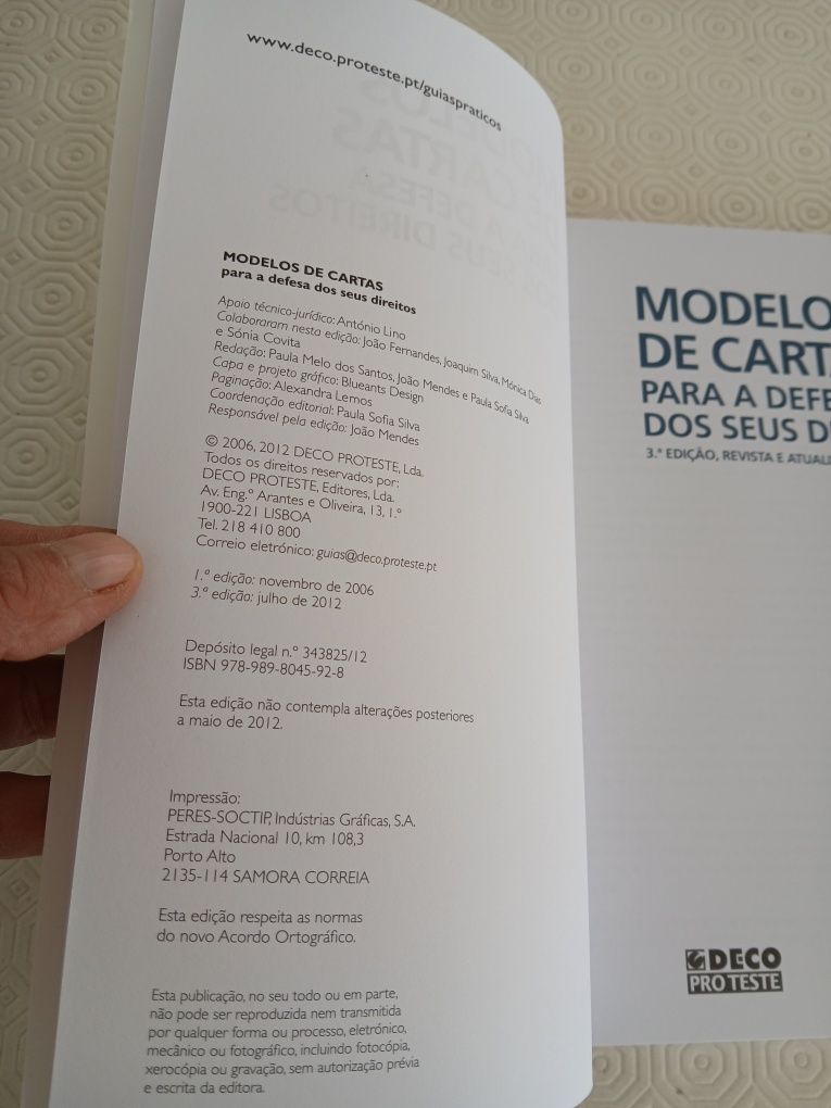 Modelos de Cartas