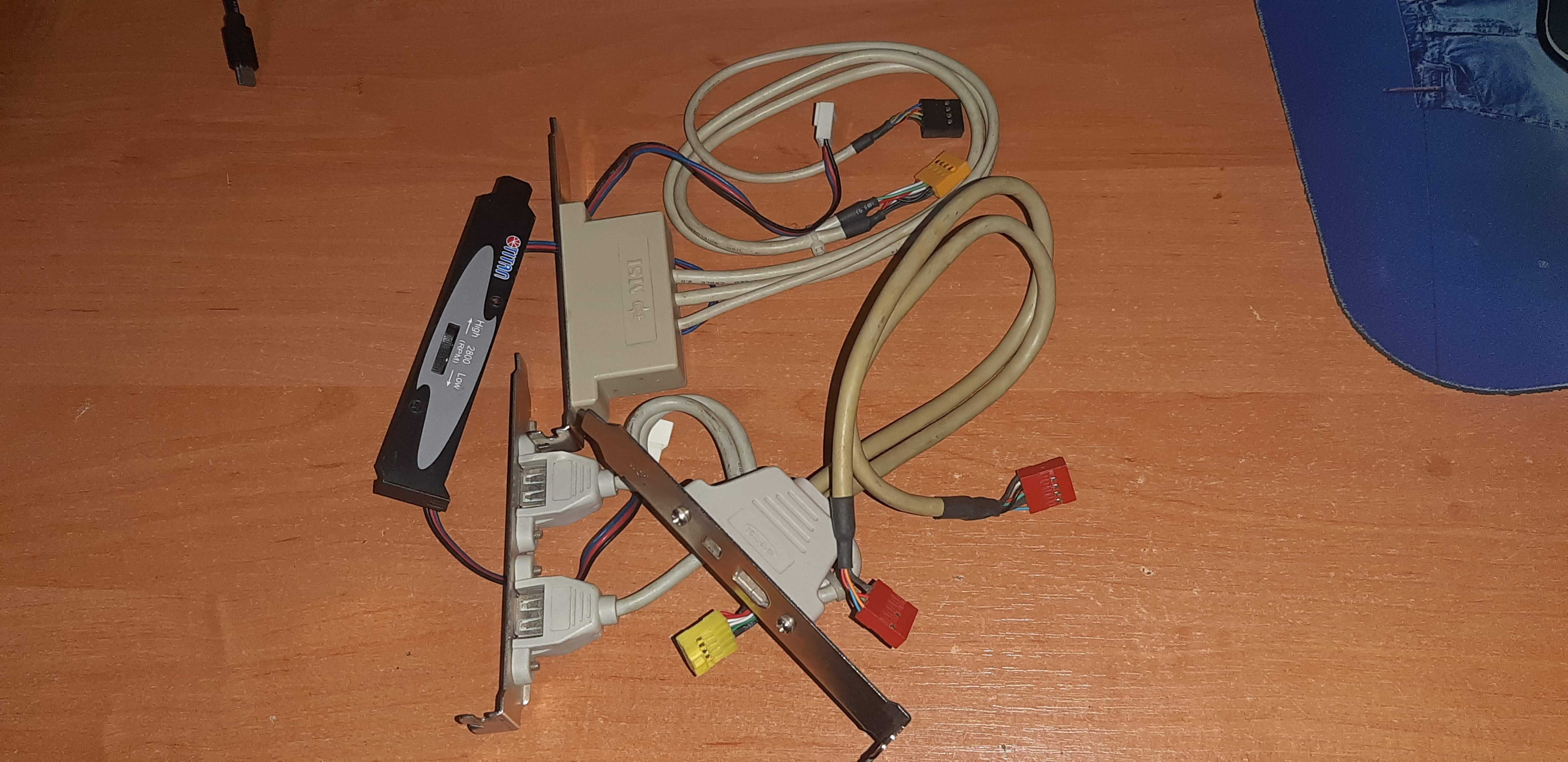 2 USB, 1394 rear на задню панель ПК, косічка, регулятор RPM для кулера