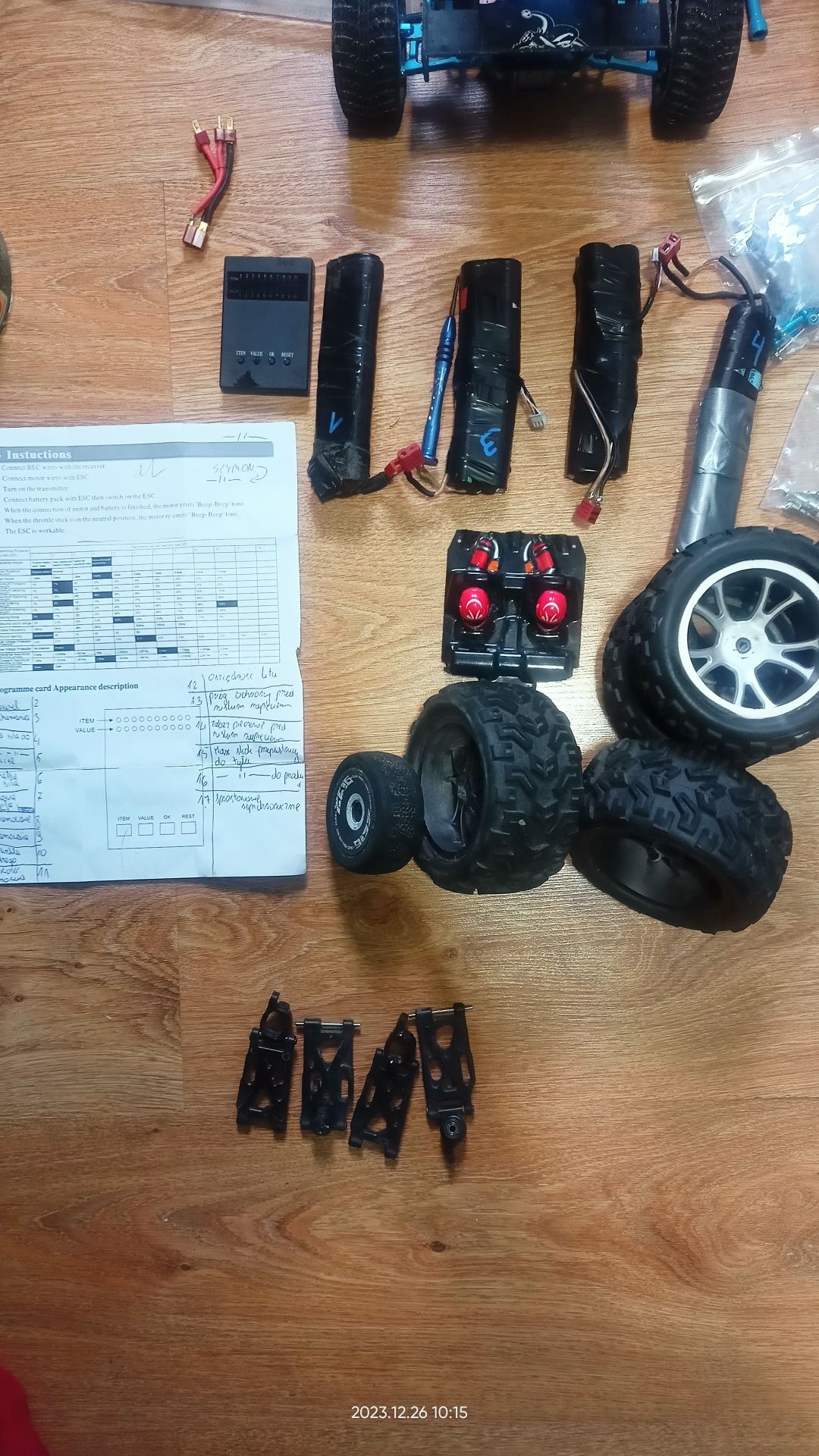 Auto rc wltoys przerobione