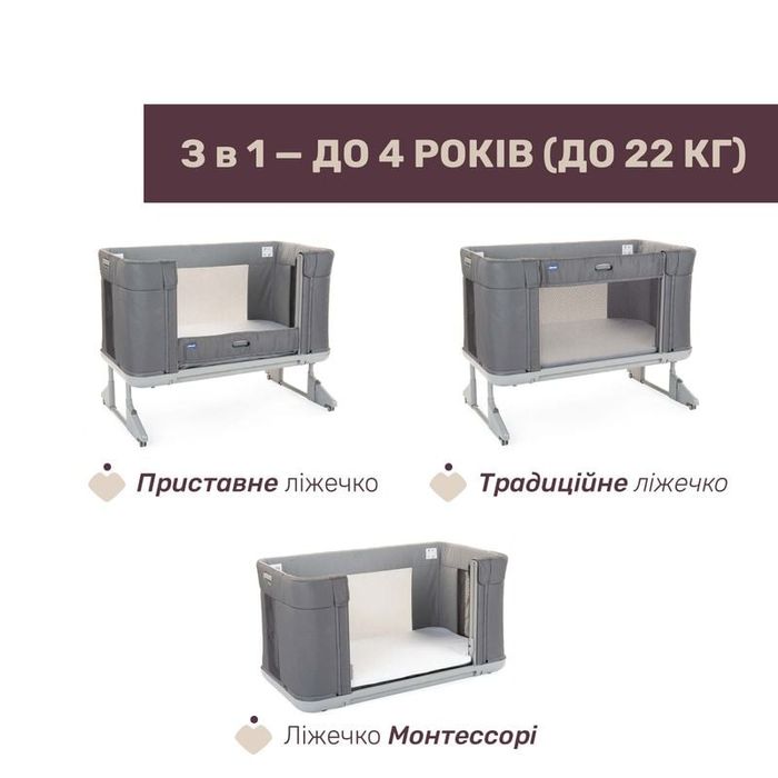 Ліжечко Next2Me Forever від Chicco нове