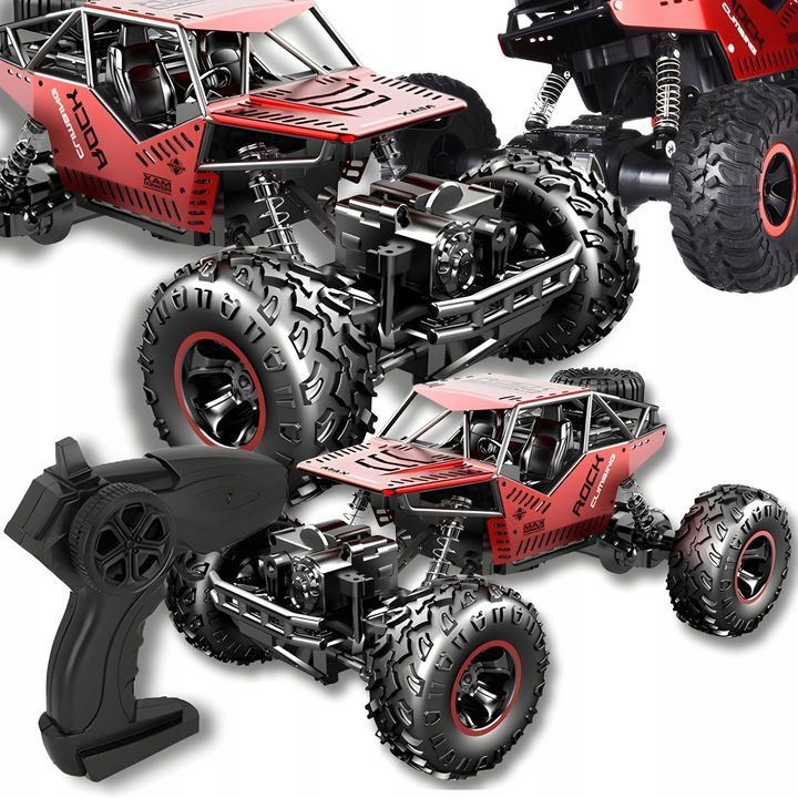 Samochód Zdalnie Sterowany Rc Duży Terenowy Auto Napęd 4x4 Off-road