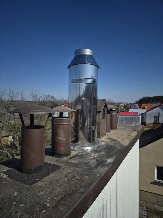 Frezowanie i rozwiercanie kominów oraz montaż wkładów SCHIEDEL