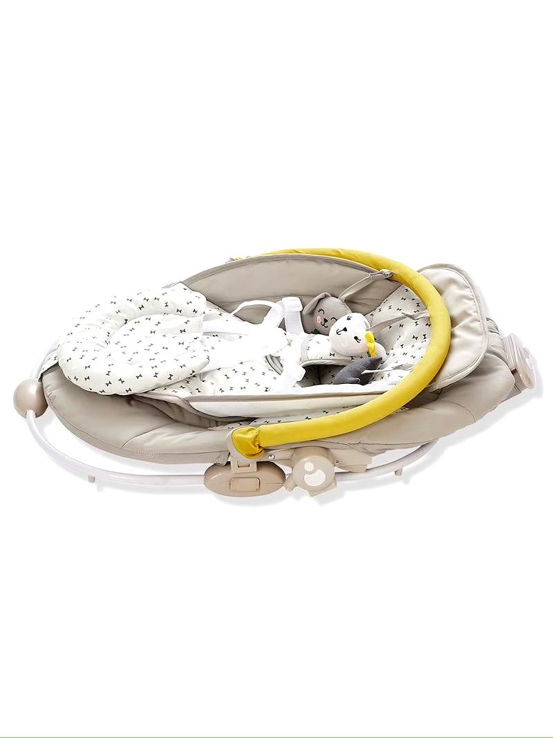 Baloiço com arco de jogos Babyswing VERTBAUDET - cinza estampado