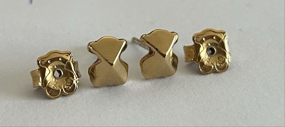 Kolczyki Tous Tack Vermeil