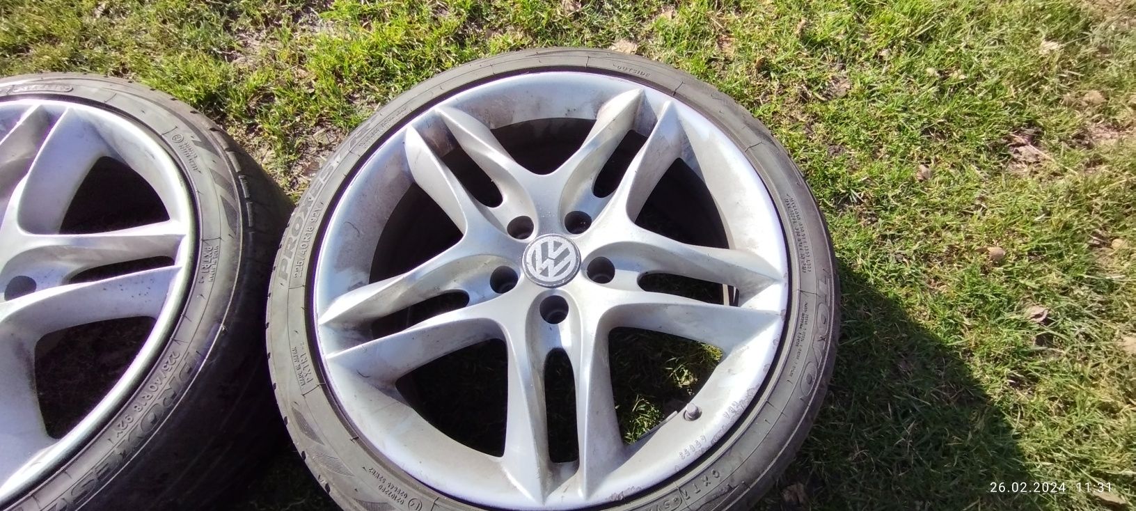 Alufelgi 18 VW Ronal LZ silver