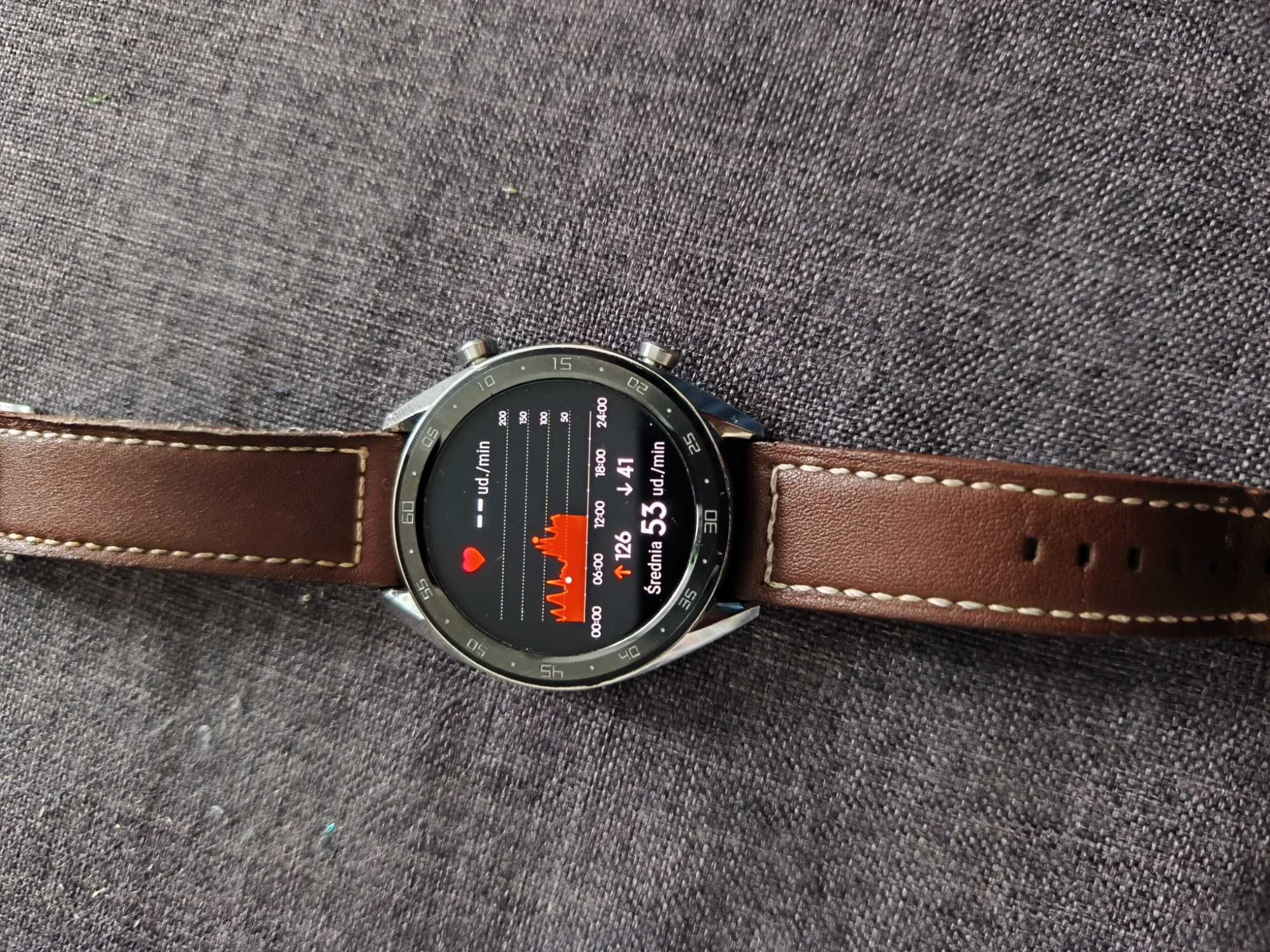 Smartwatch Huawei Watch GT 2 Classic brązowy