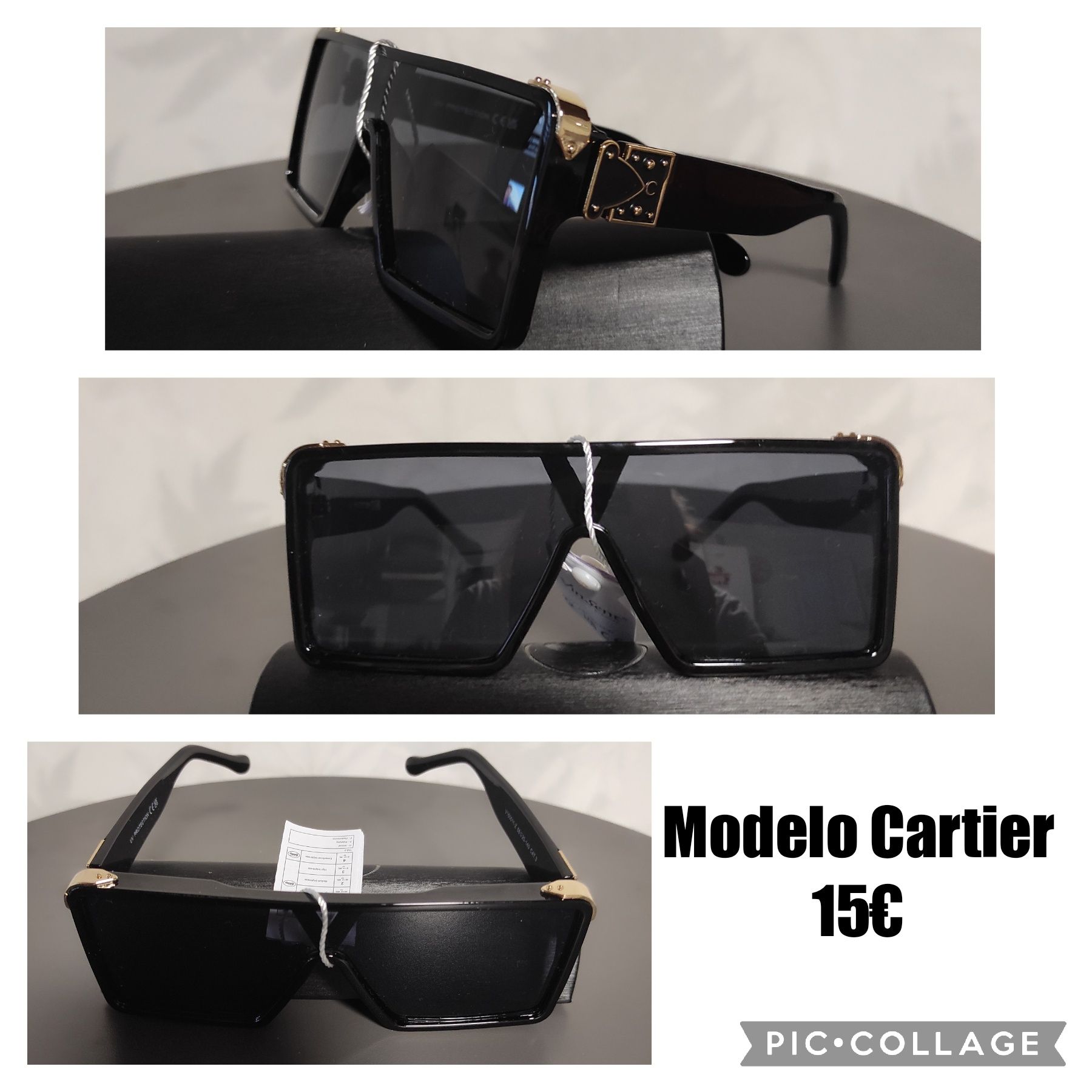 Óculos de sol Cartier e atitude