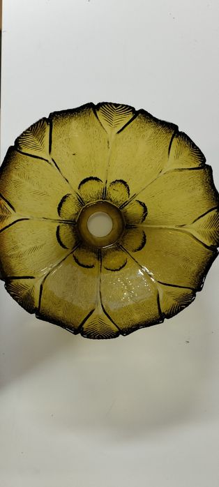 Klosz do lampy z żółtego szkła