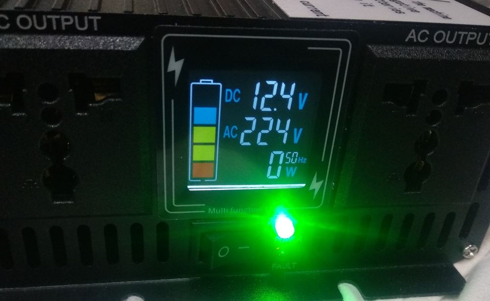 Инвертор 12В/220В, 4000Вт