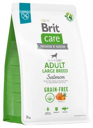 Brit Care N Adult Large Grain-Free Salmon 3Kg