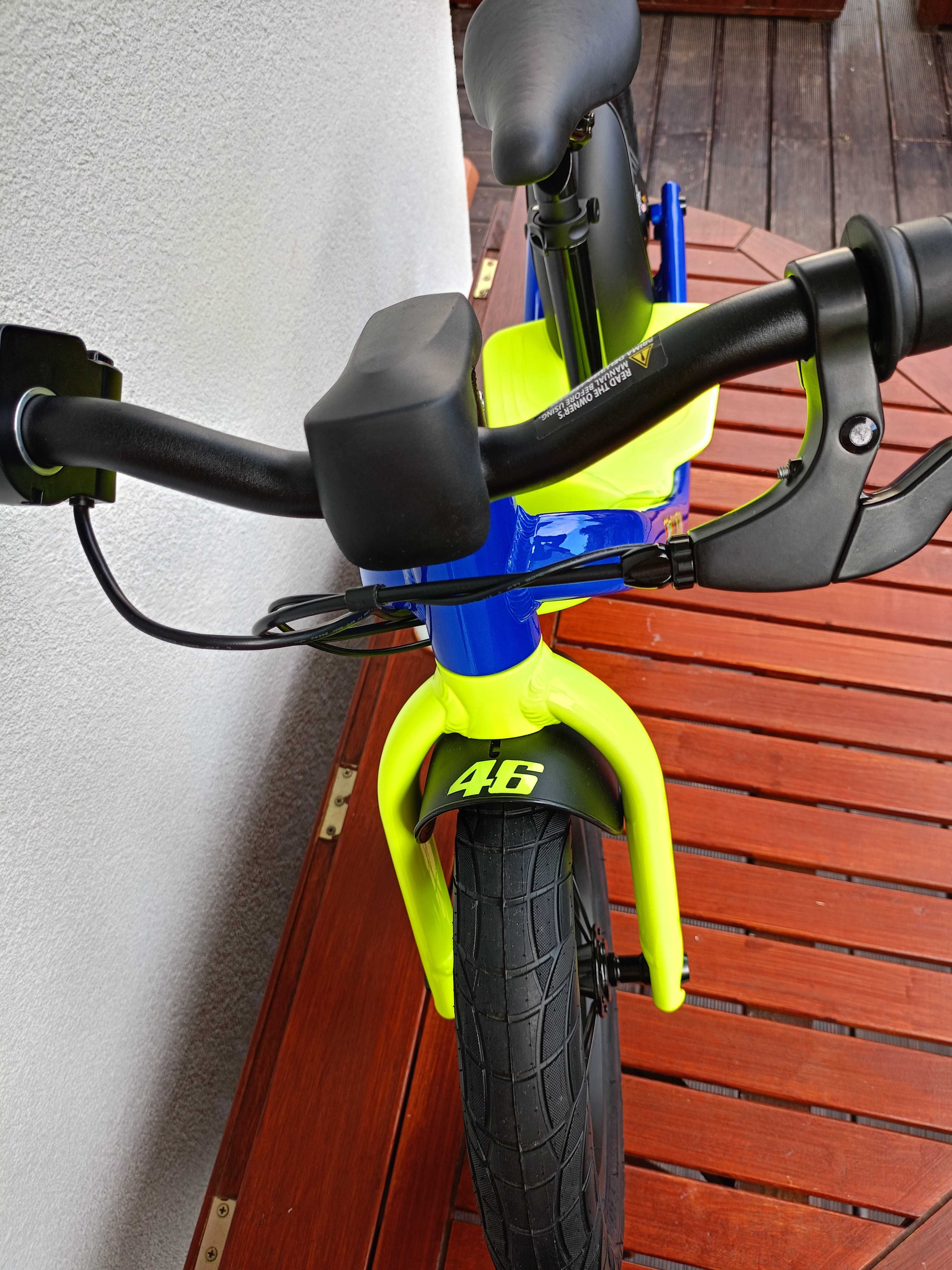 Rowerek biegowy elektryczny 12" VR46 Motor Bike