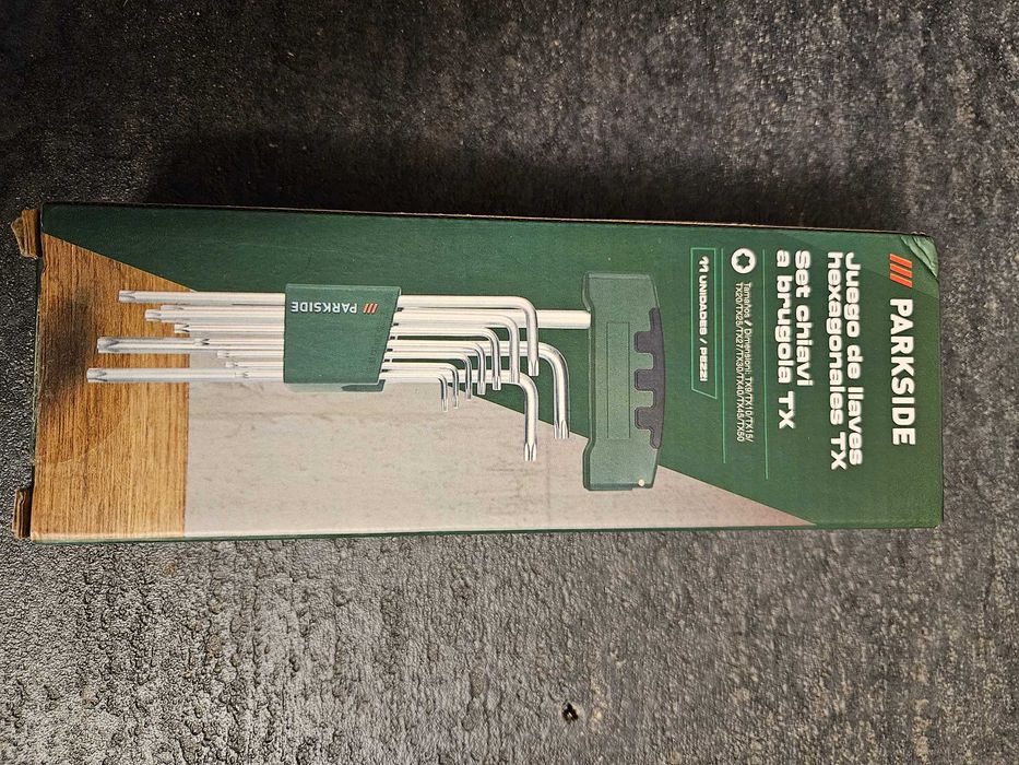 Jogo de chaves sextavado hexagonais parkside