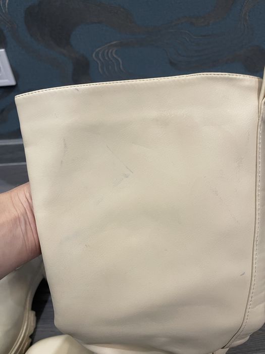 Бежеві сапоги весна/осінь 38 розміру