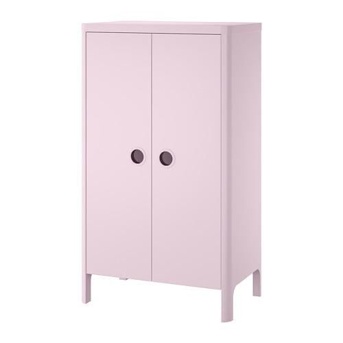Roupeiro menina IKEA  BUSUNGE rosa claro
