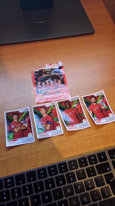 Cromos Fome de Vencer 2022 - 4 Cromos (Cristiano Ronaldo)