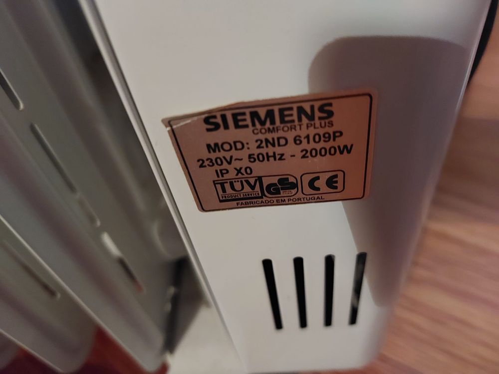Aquecedor a óleo