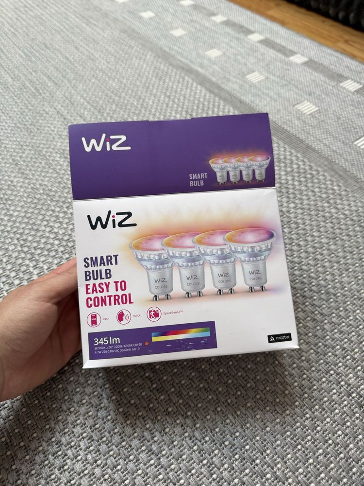 Inteligentne żarówki LED WIZ 4.7W GU10 (9szt.)