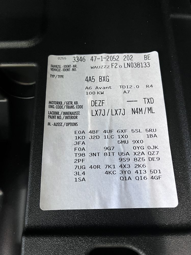 Audi a6 c8 2.0 tdi mHEV