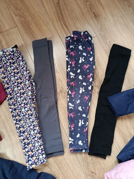 Paka na zimę r. 110 dla dziewczynki  kurtki, bluzy, spodnie ocieplane