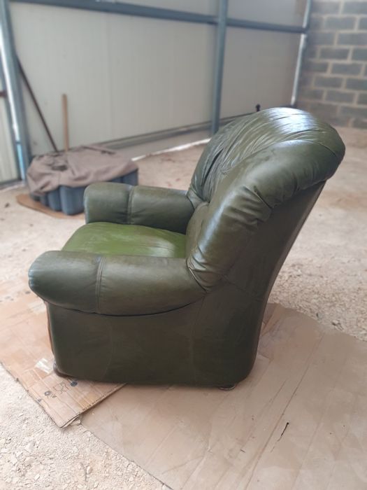 Cadeirão sofá individual verde