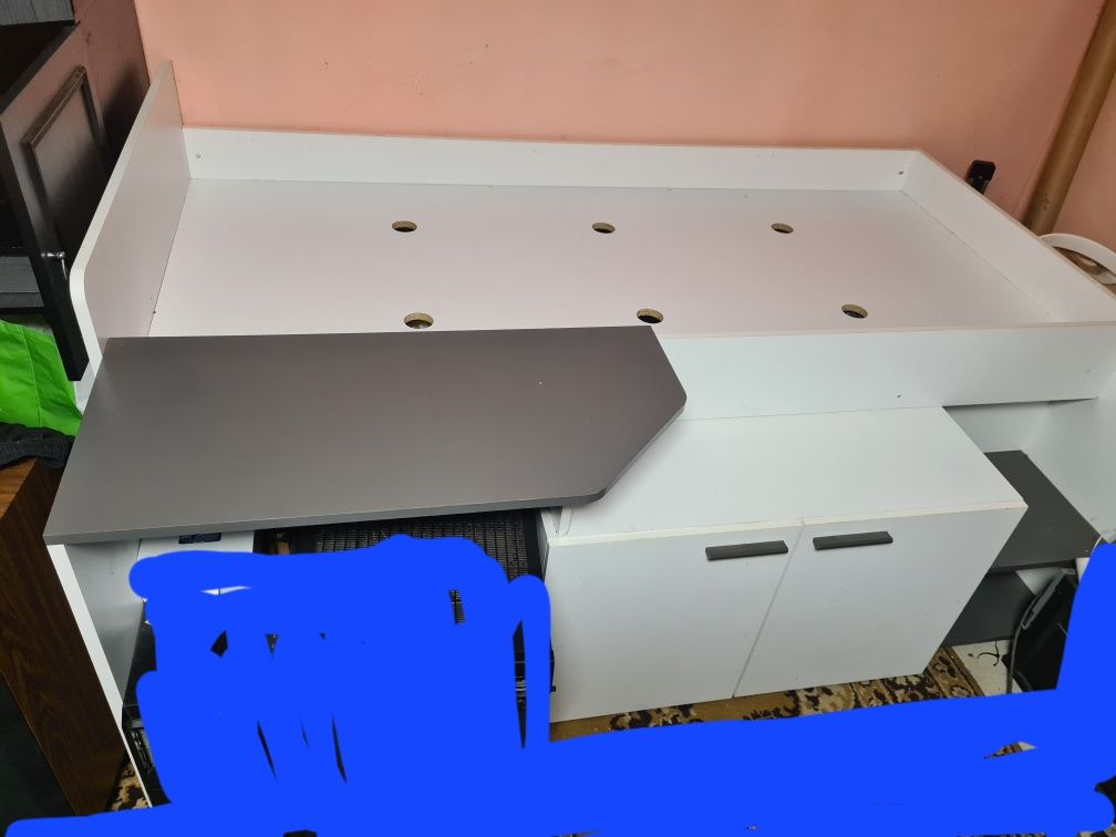 Łózko 90x200 z biurkiem