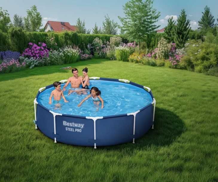 Басейн каркасний Bestway Pro Rack 3,05 x 0,76 м • + ФІЛЬТР + НАСОС