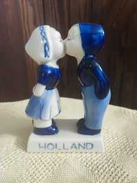Duża figurka porcelana holenderska dzieci