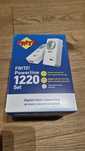 Fritz! Powerline 1220 set. Zestaw 2 urządzeń przewodowych.
