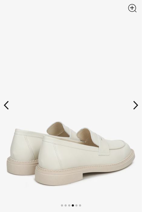 Лофери шкіряні молочні Estro