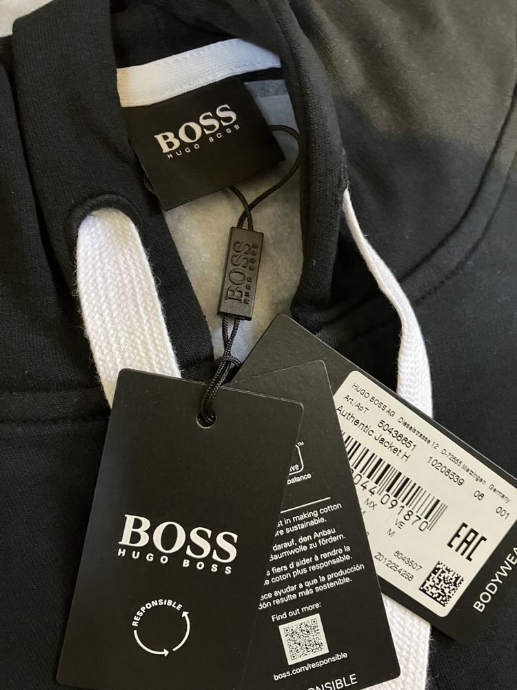 Hugo Boss markowa męska bluza z kapturem M